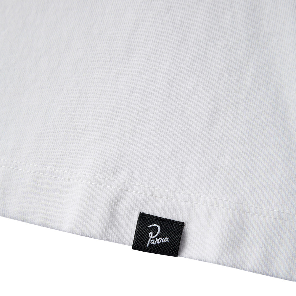 by parra 51300 beached and blank t shirt white