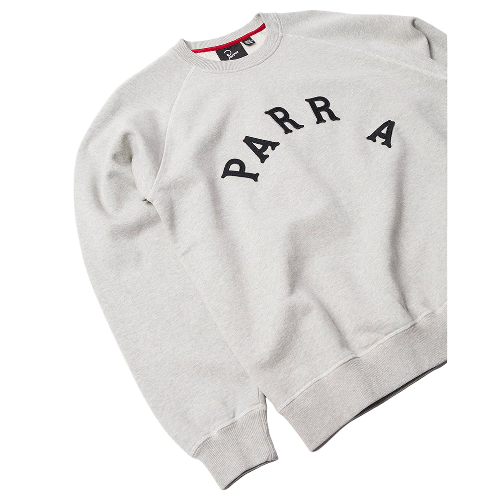 by parra 54230 drunk parent crewneck sweatshirt heather grey