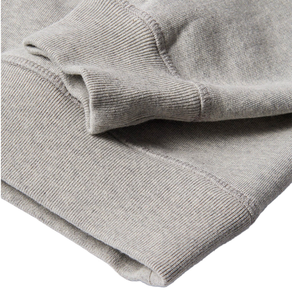 by parra 54242 legs logo crewneck sweatshirt heather grey