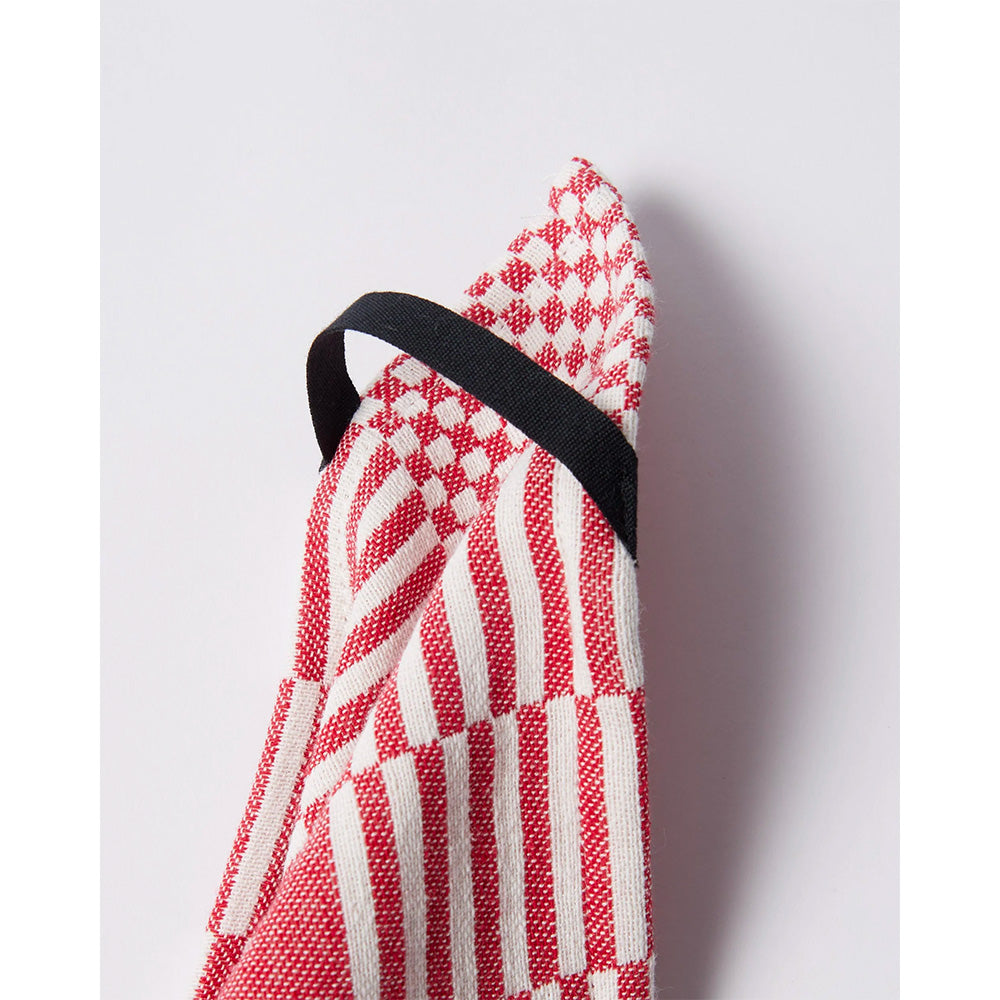 by parra 54275 infinite kitchen bird towel set red