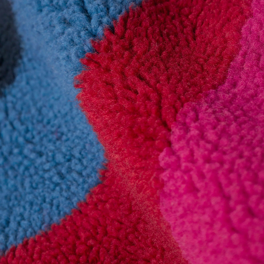 by parra 54345 full ftp booster polar fleece pullover jacket red