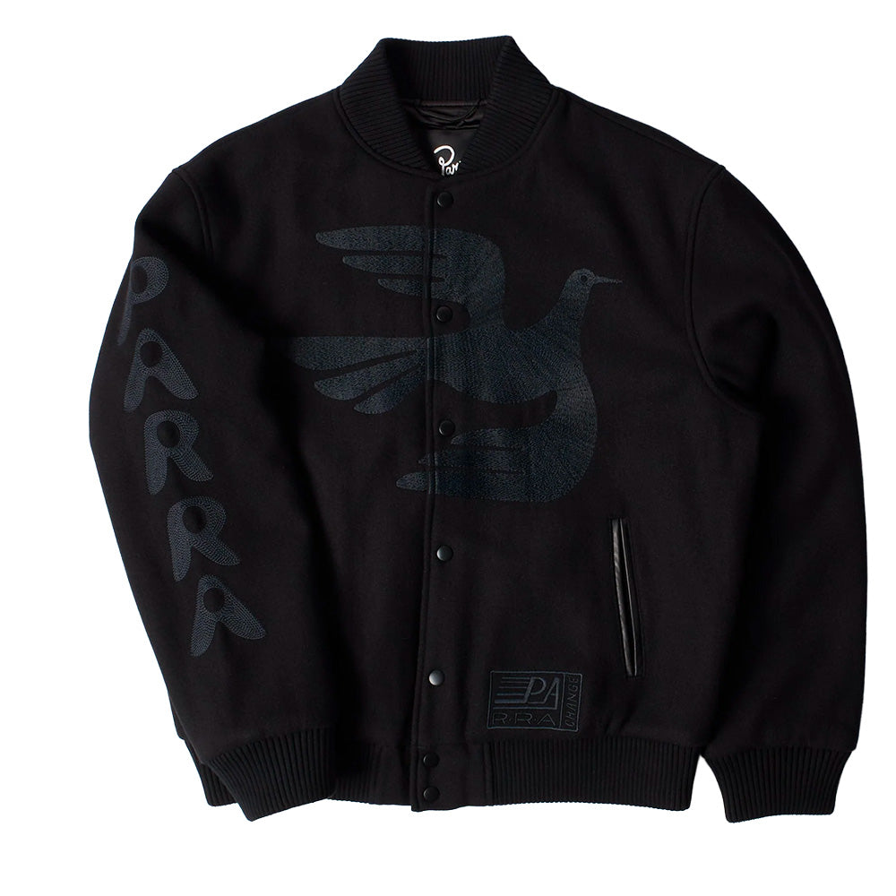by parra 54365 not movie quality varsity jacket black