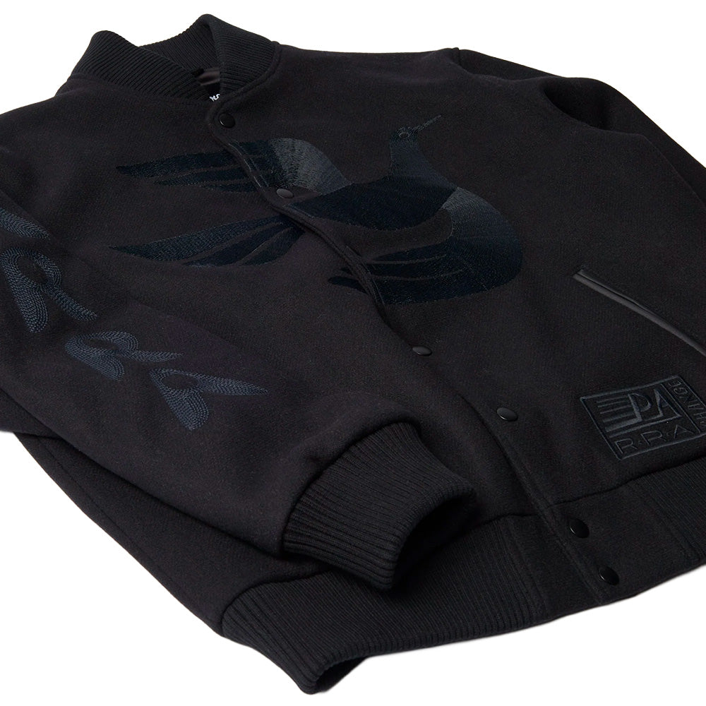 by parra 54365 not movie quality varsity jacket black