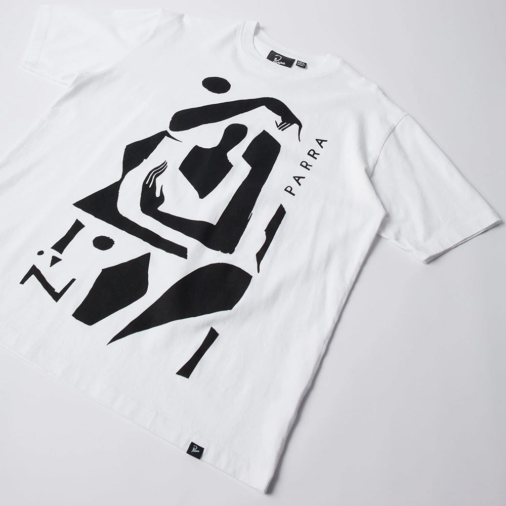 by parra 54410 detached t shirt white