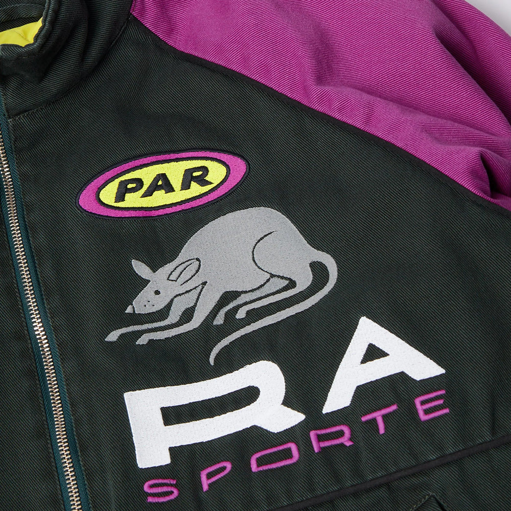 by parra 55100 owl meets rat racing jacket purple pink