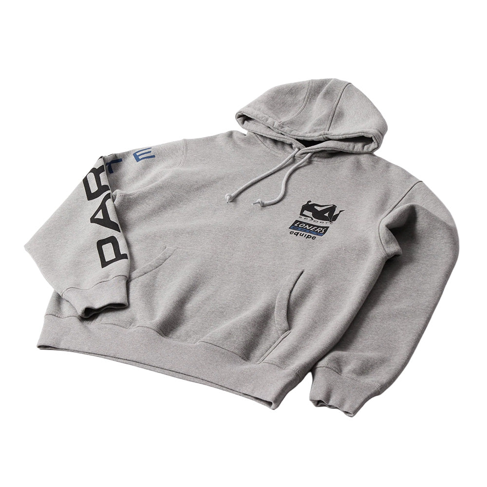 by parra 55120 sporte hooded sweatshirt heather grey