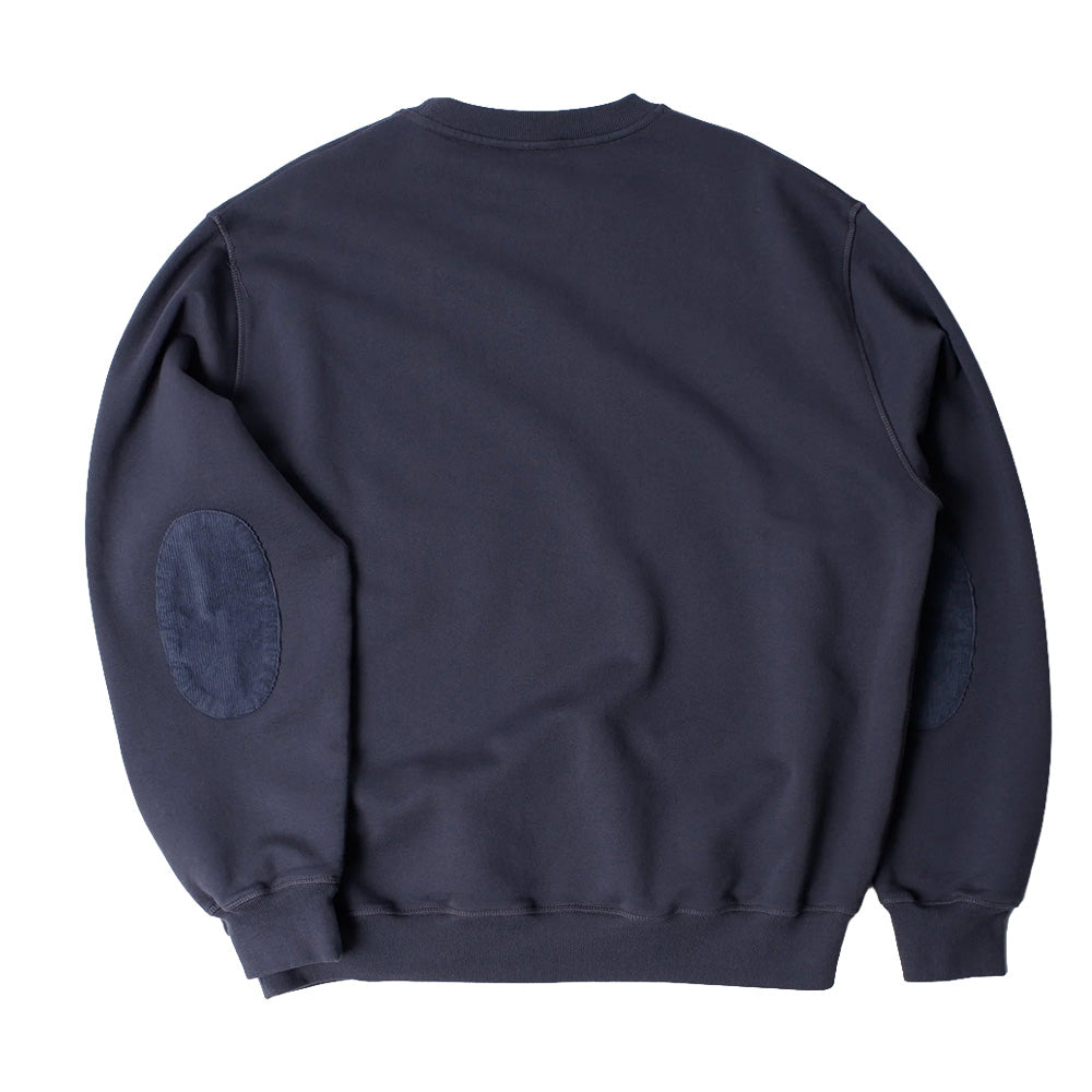 by parra 55131 tired champione crewneck sweatshirt grey