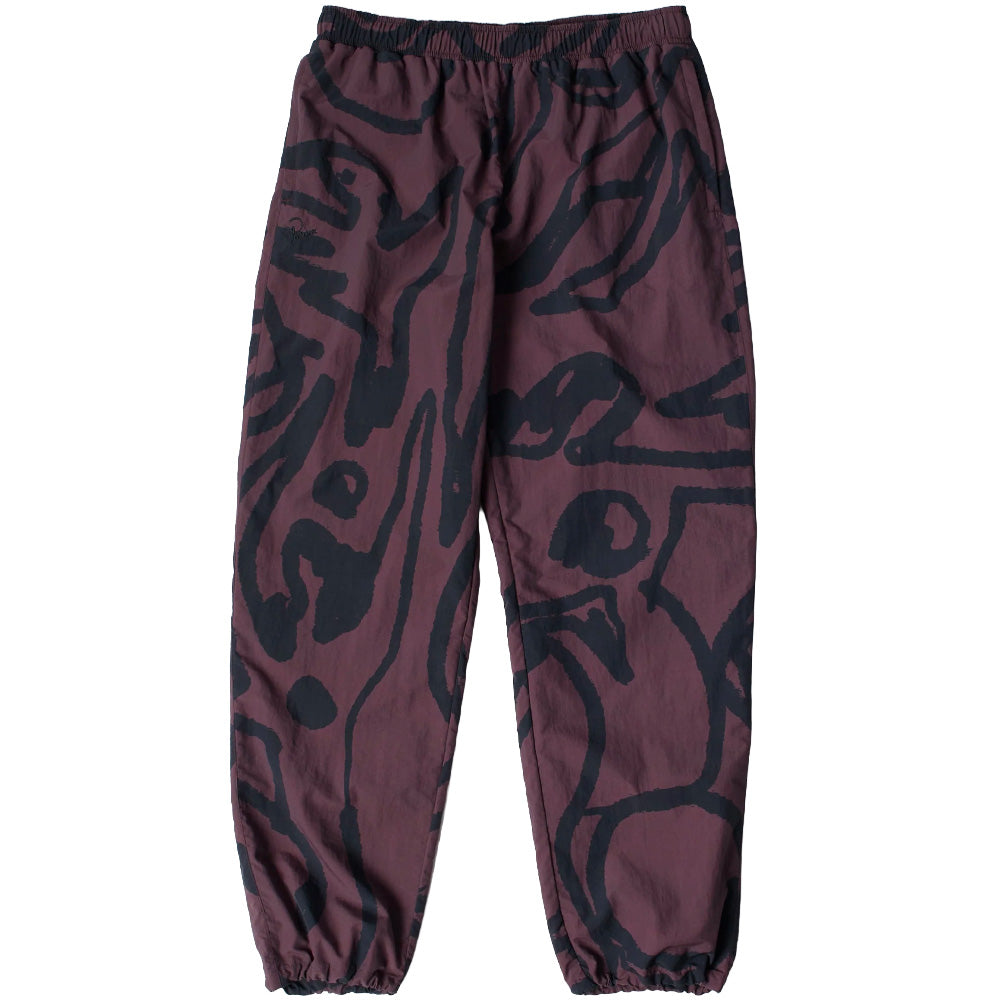 by parra 55220 freak scene track pants brown