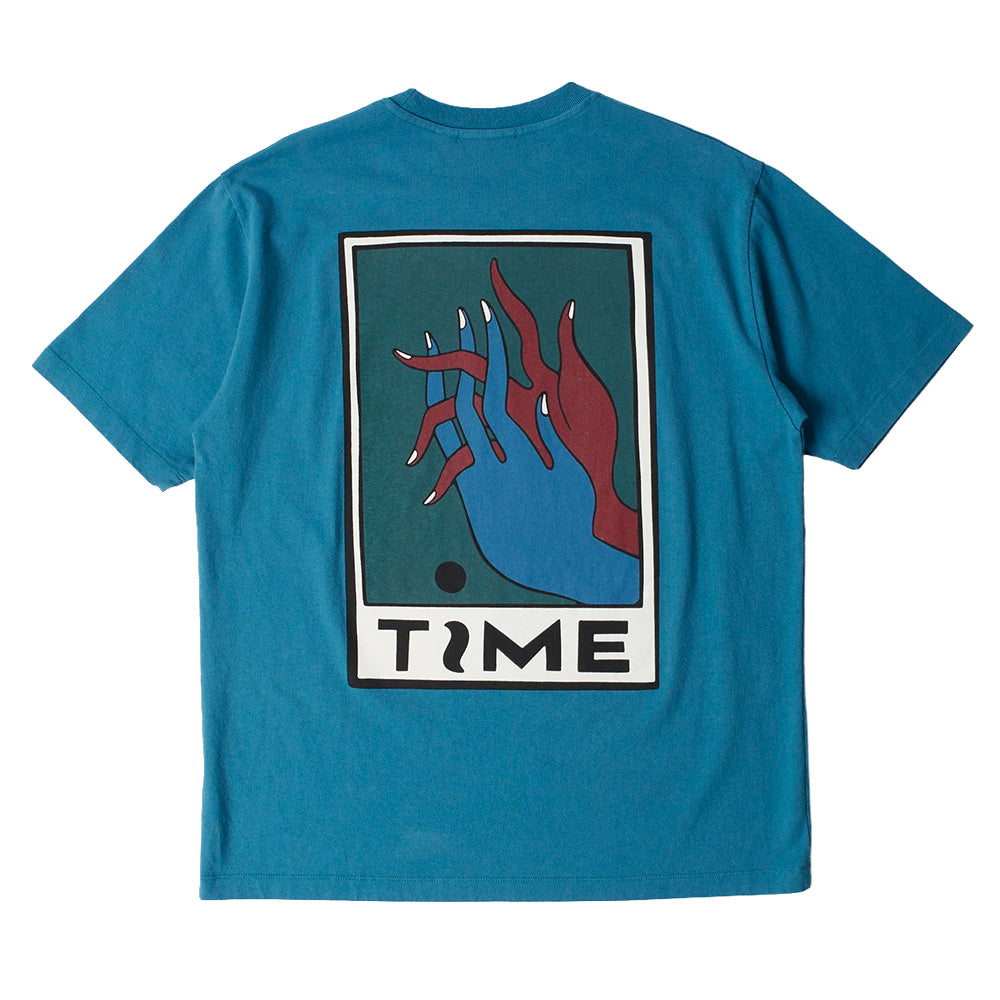 by parra 55285 hands of time t shirt mallard green