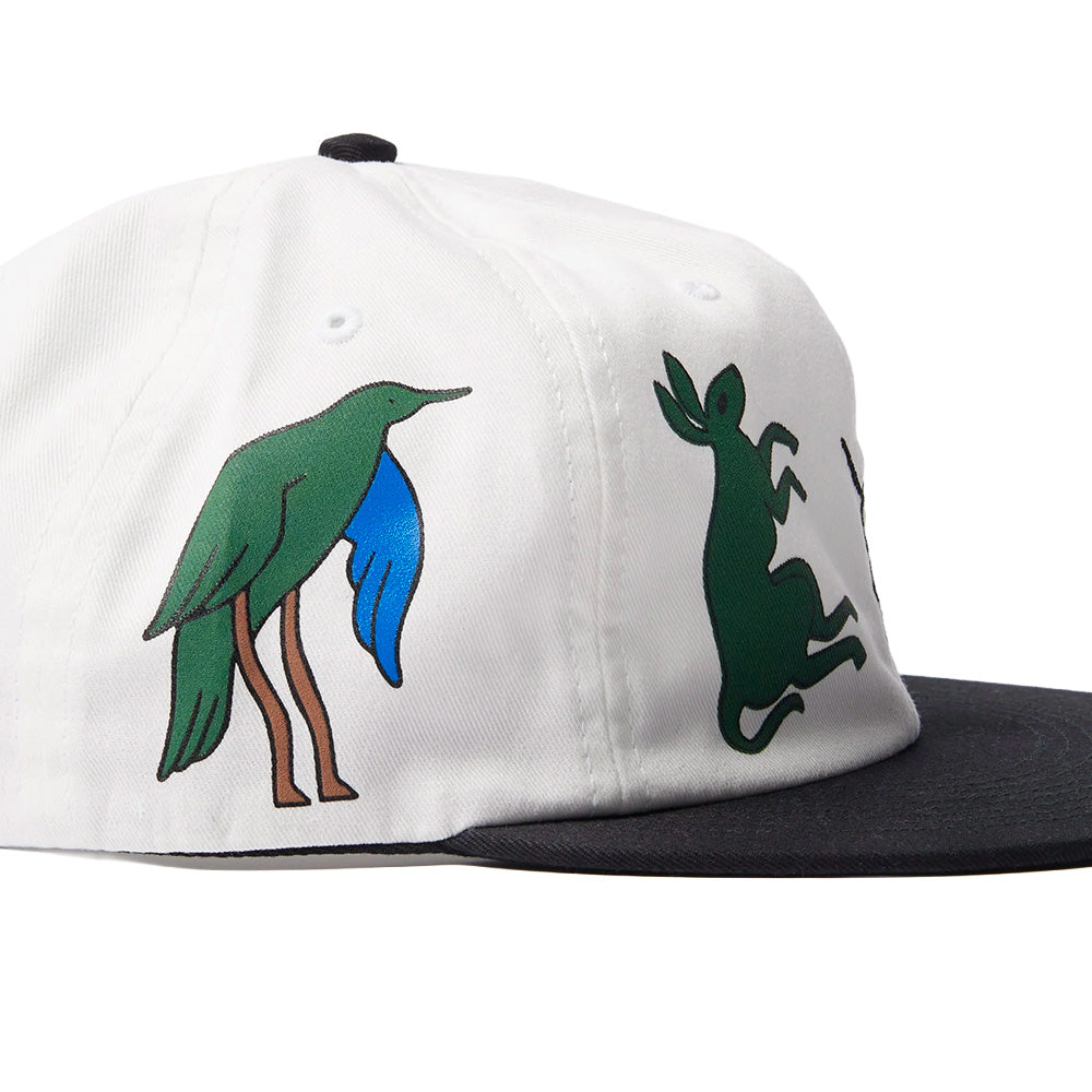 BY PARRA ANIMAL STYLE 6 PANEL HAT // GREY