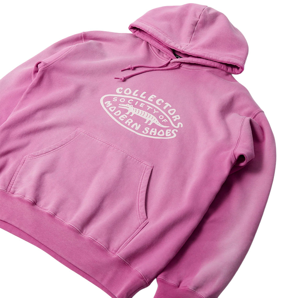by parra gator shoes hooded sweatshirt pink