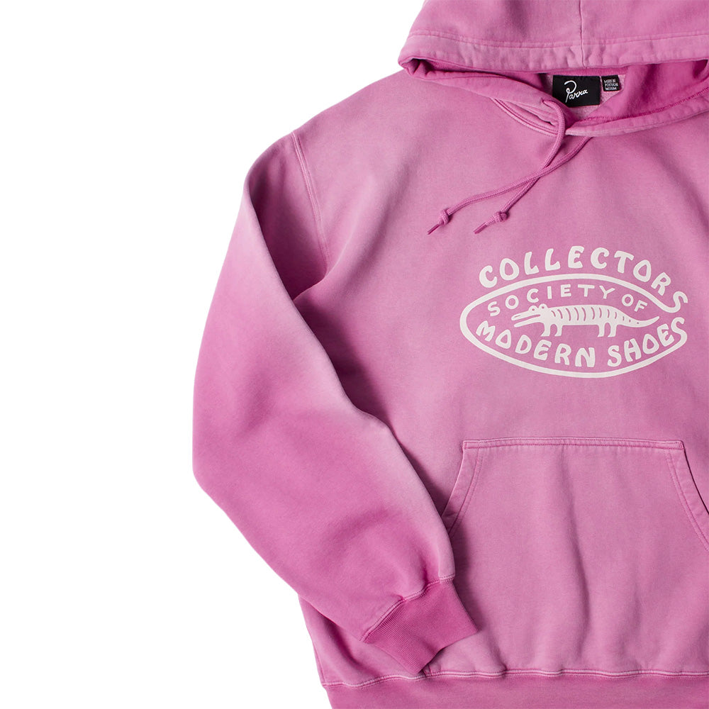 by parra gator shoes hooded sweatshirt pink