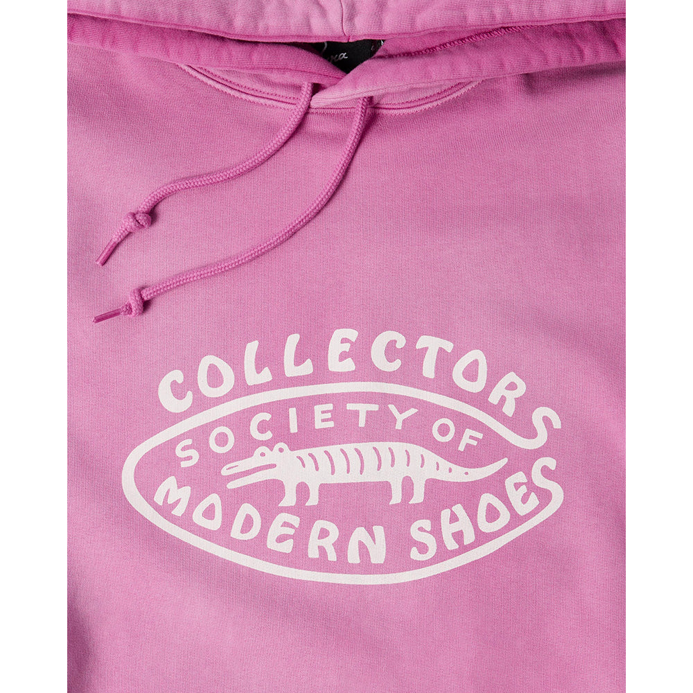 by parra gator shoes hooded sweatshirt pink