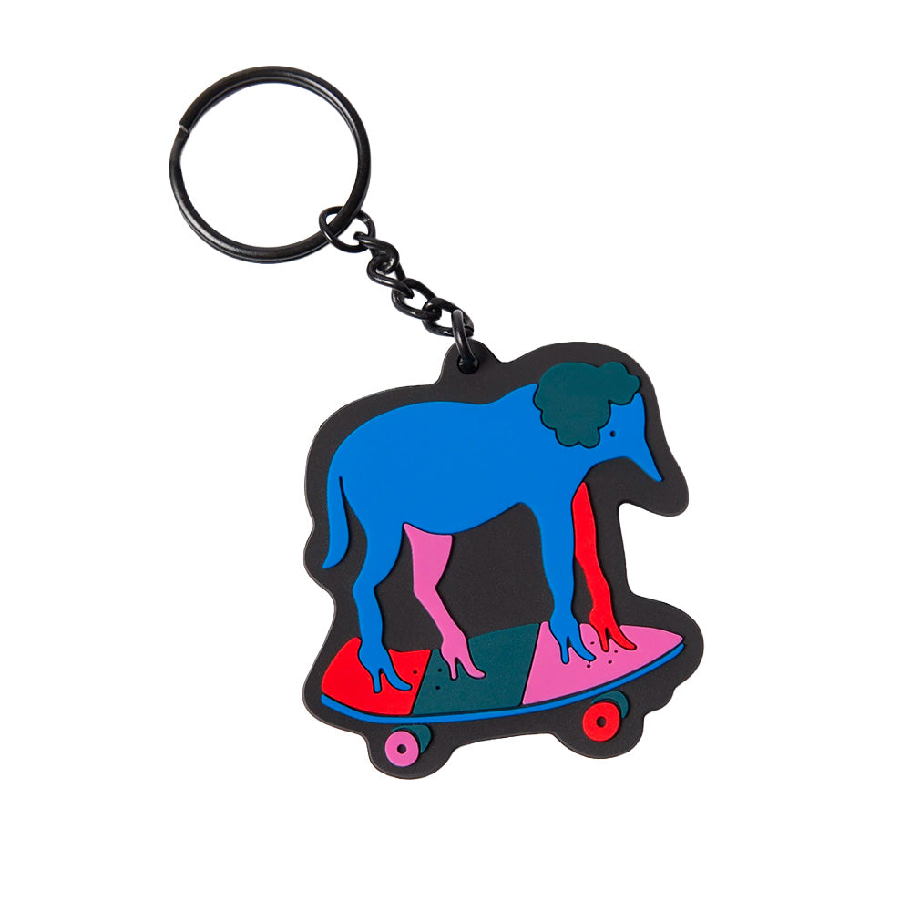 BY PARRA JEAN PIERRE LE DOUCHE KEY CHAIN // BLUE