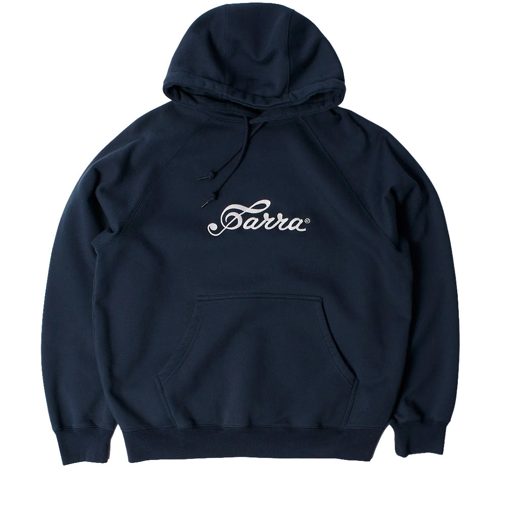 BY PARRA BY PARRA MUSICAL CHAIRS HOODED SWEATSHIRT // NAVY BLUE