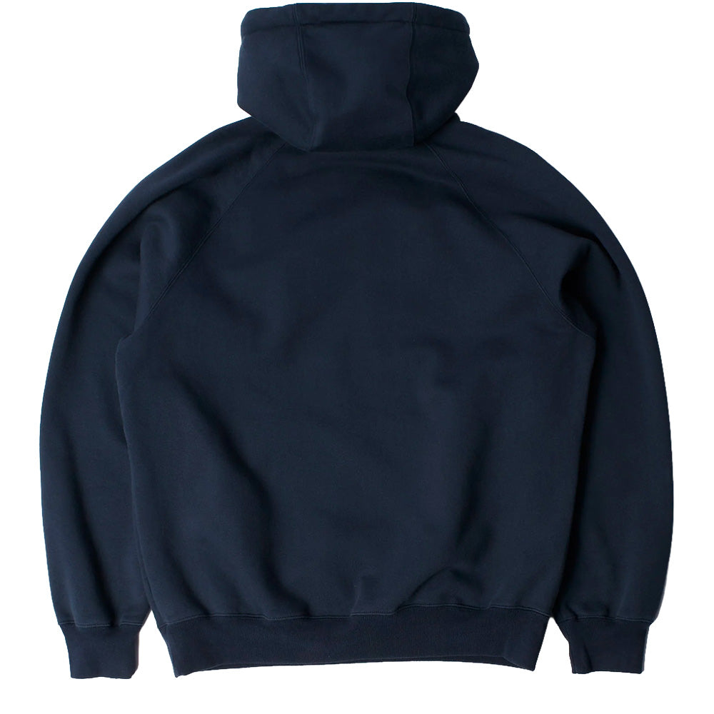 BY PARRA BY PARRA MUSICAL CHAIRS HOODED SWEATSHIRT // NAVY BLUE