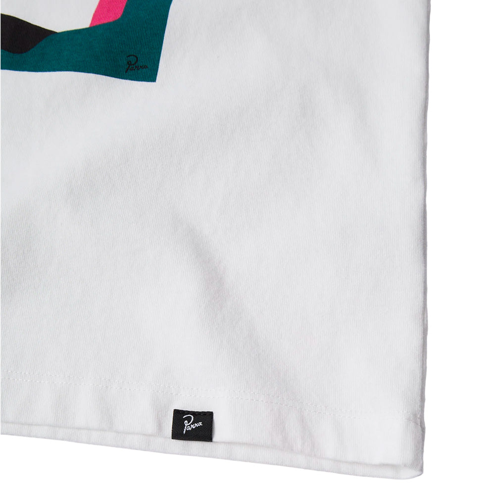 by parra no vacation t shirt white