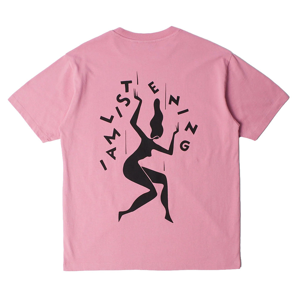 BY PARRA BY PARRA NOT LISTENING T-SHIRT // PINK
