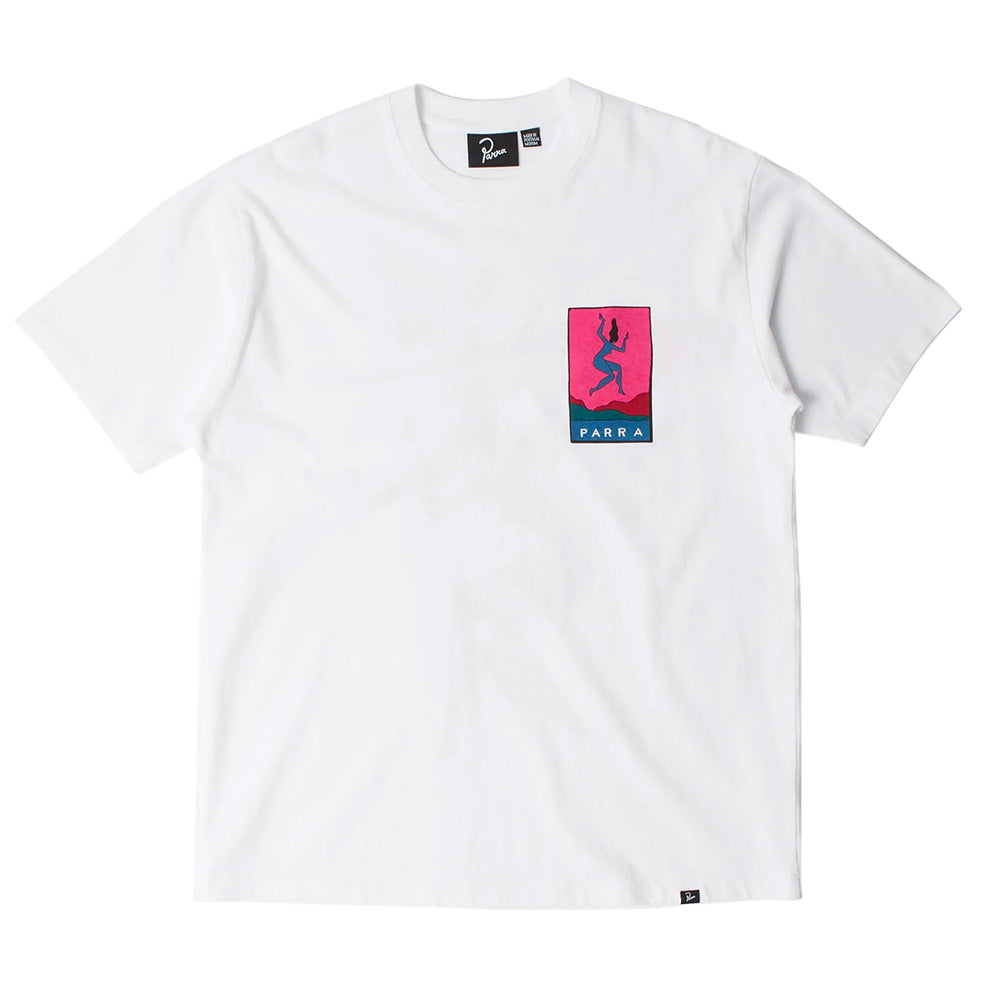BY PARRA BY PARRA NOT LISTENING T-SHIRT // WHITE