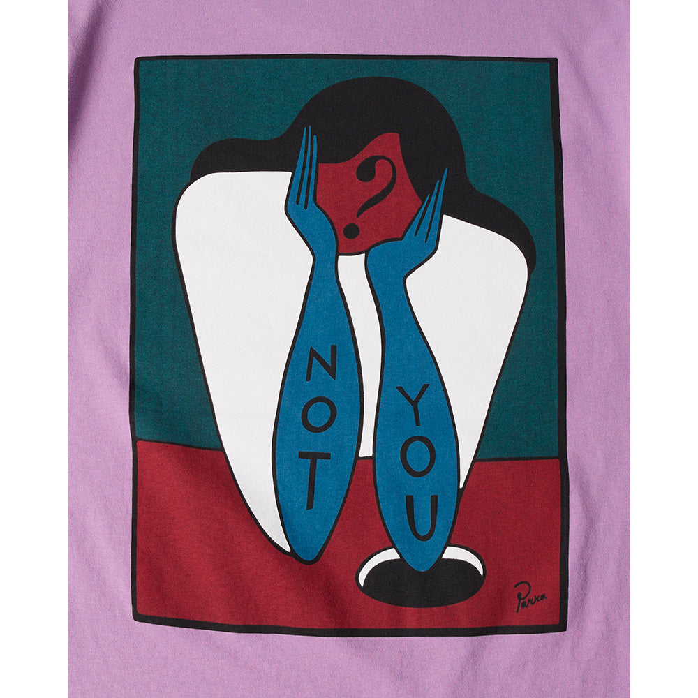 BY PARRA BY PARRA NOT YOU T-SHIRT // PURPLE