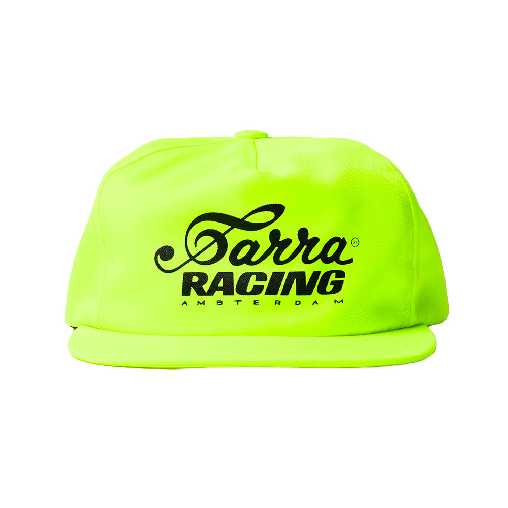 by parra racing 6 panel hat neon yellow