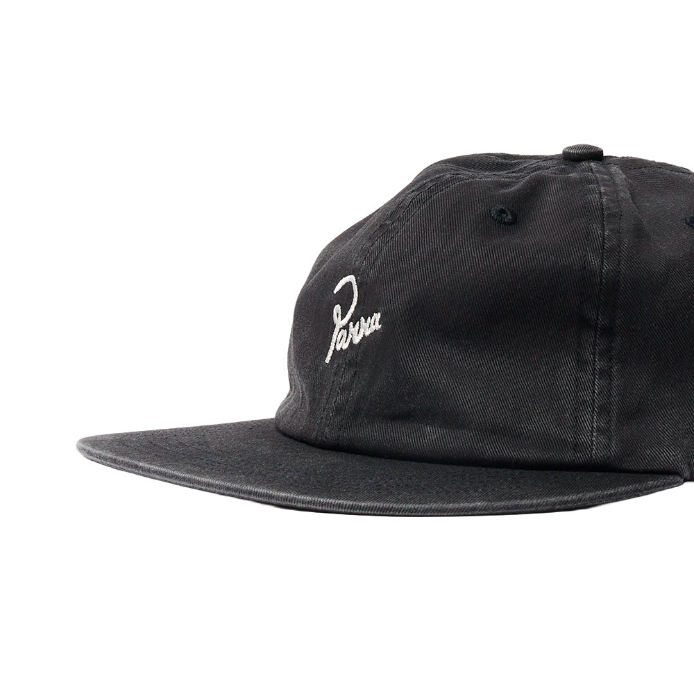 BY PARRA SIGNATURE 6 PANEL HAT // BLACK