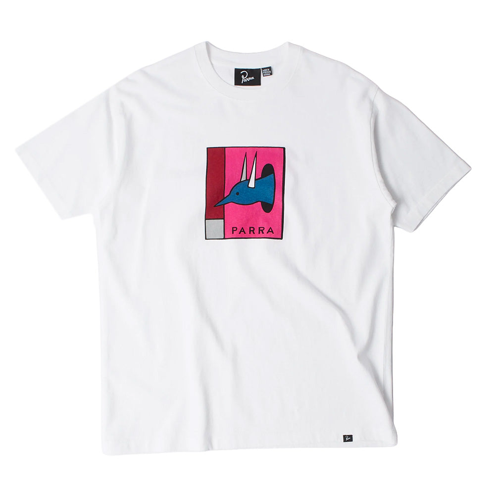 by parra the hunted t shirt white