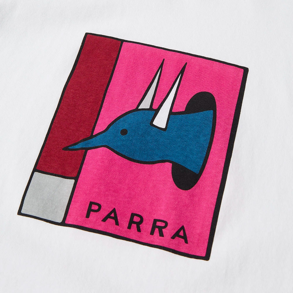 by parra the hunted t shirt white