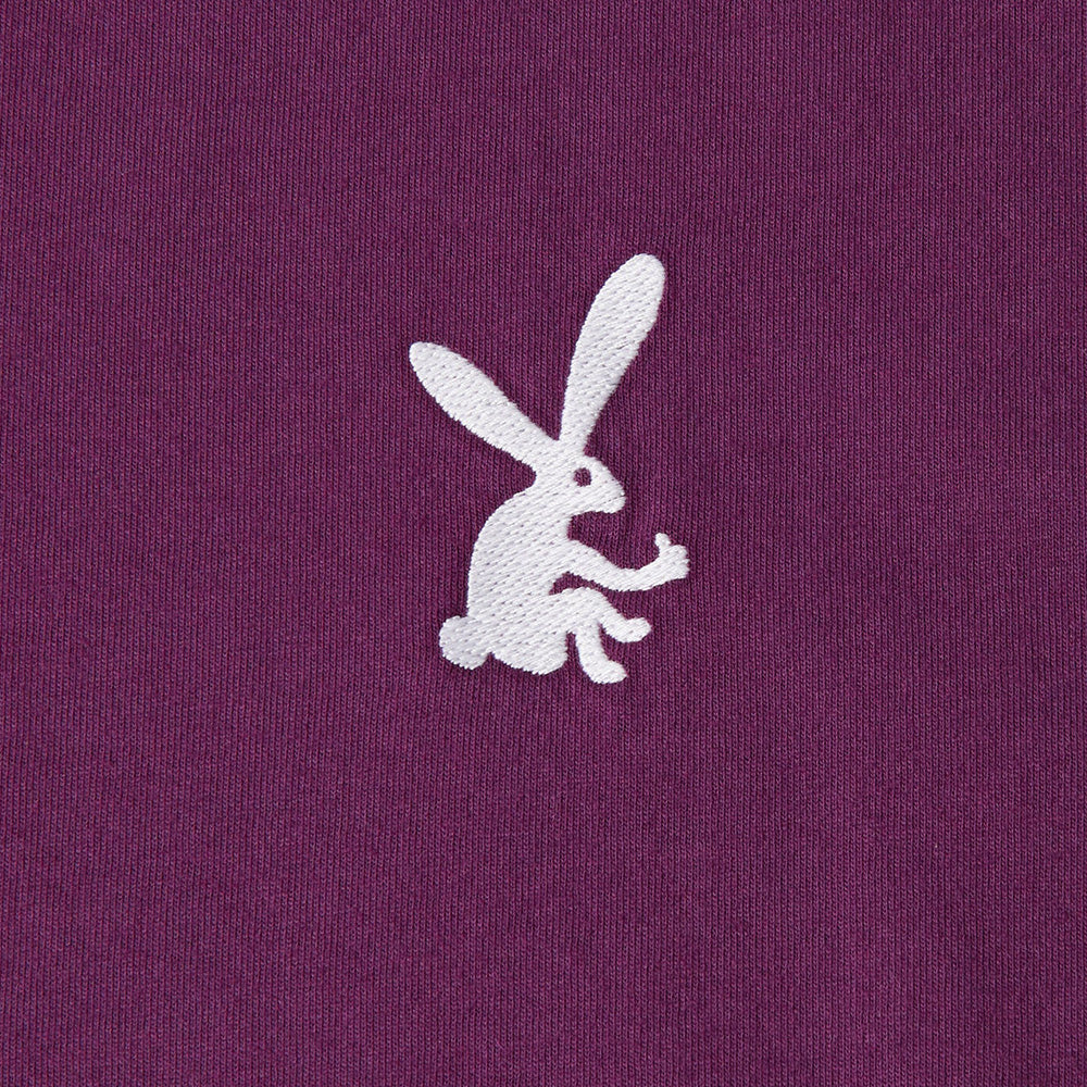 BY PARRA THUMBS UP T-SHIRT // PURPLE