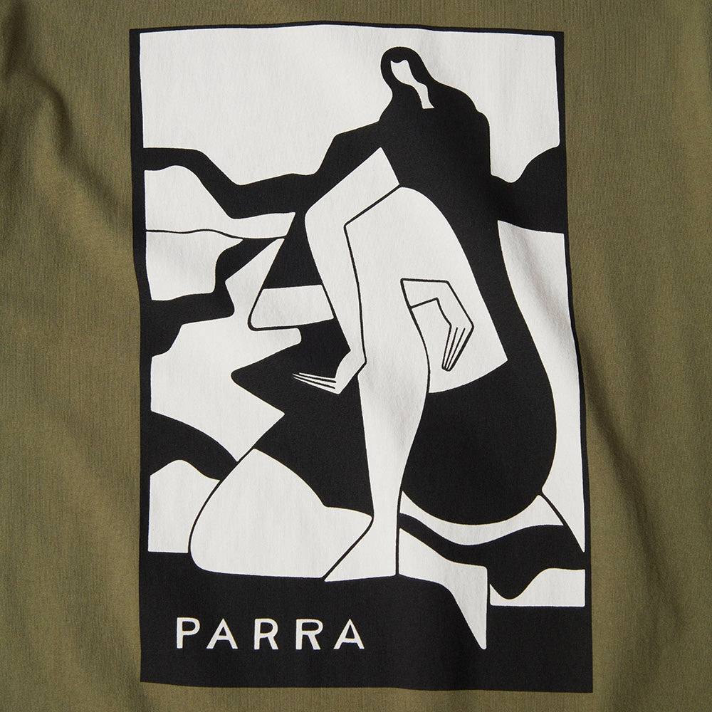 by parra waiting for you t shirt green