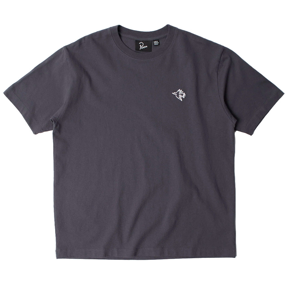 BY PARRA BY PARRA YARN BIRD T-SHIRT // BLUE