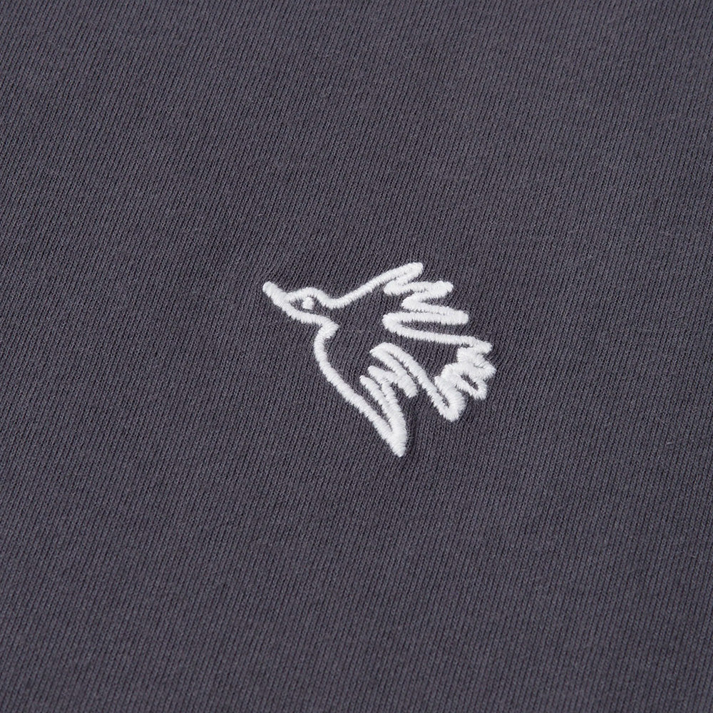 BY PARRA BY PARRA YARN BIRD T-SHIRT // BLUE