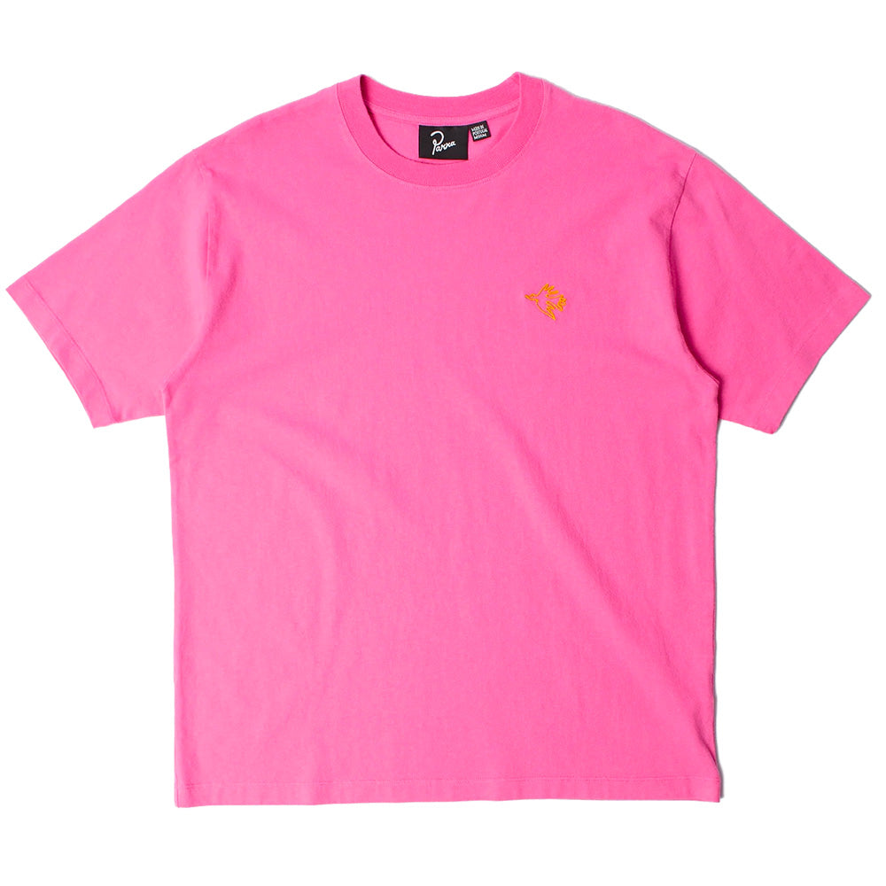 BY PARRA BY PARRA YARN BIRD T-SHIRT // PINK