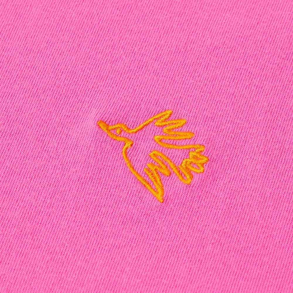 BY PARRA BY PARRA YARN BIRD T-SHIRT // PINK