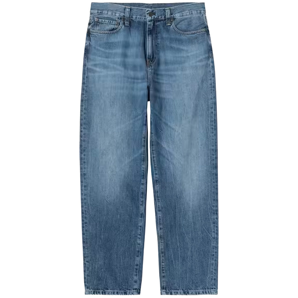 CARHARTT WIP CARHARTT WIP AARON PANT // BLUE (MARBLE USED WASH) NO LENGTH