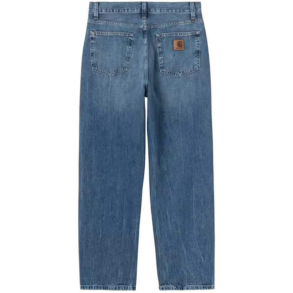 CARHARTT WIP CARHARTT WIP AARON PANT // BLUE (MARBLE USED WASH) NO LENGTH