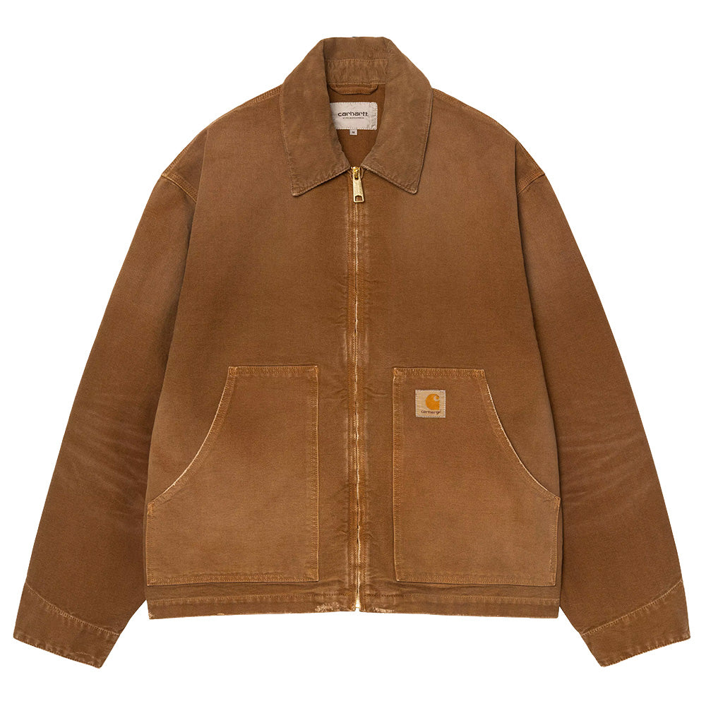 carhartt wip arcan jacket hamilton brown hamilton destroy wash