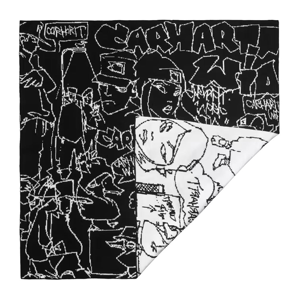 CARHARTT WIP CARHARTT WIP BLINKERFLUID BANDANA // BLACK / WAX