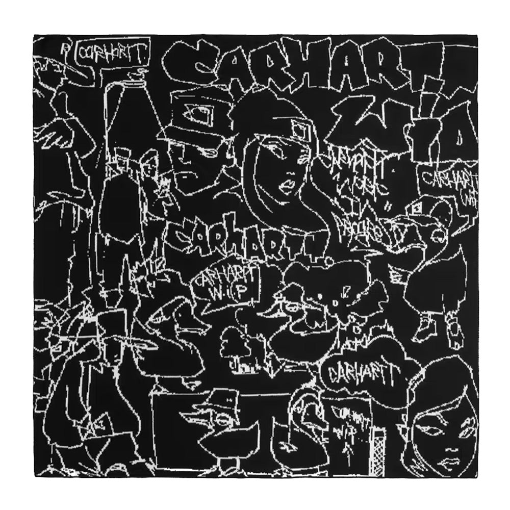 CARHARTT WIP CARHARTT WIP BLINKERFLUID BANDANA // BLACK / WAX