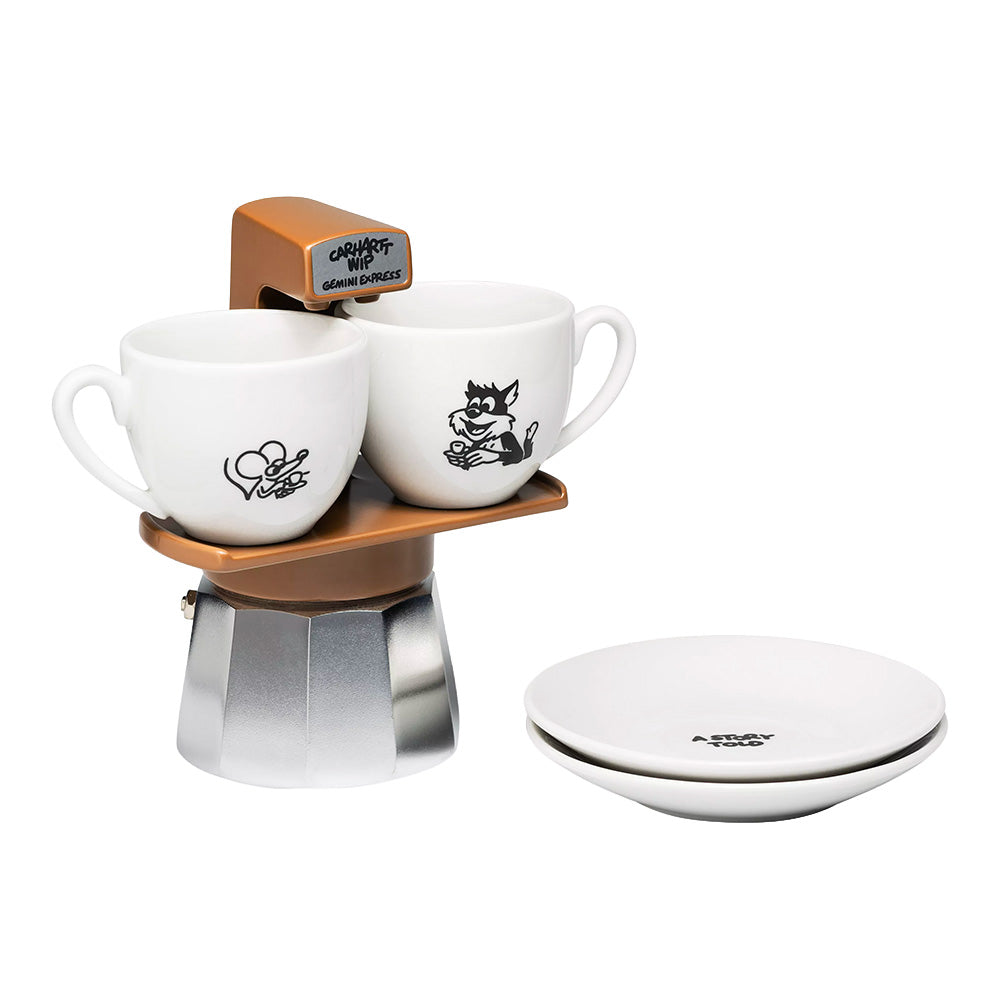 carhartt wip coffee espresso maker brown