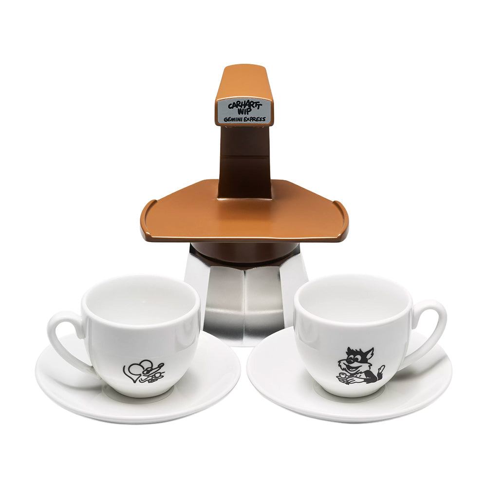 carhartt wip coffee espresso maker brown
