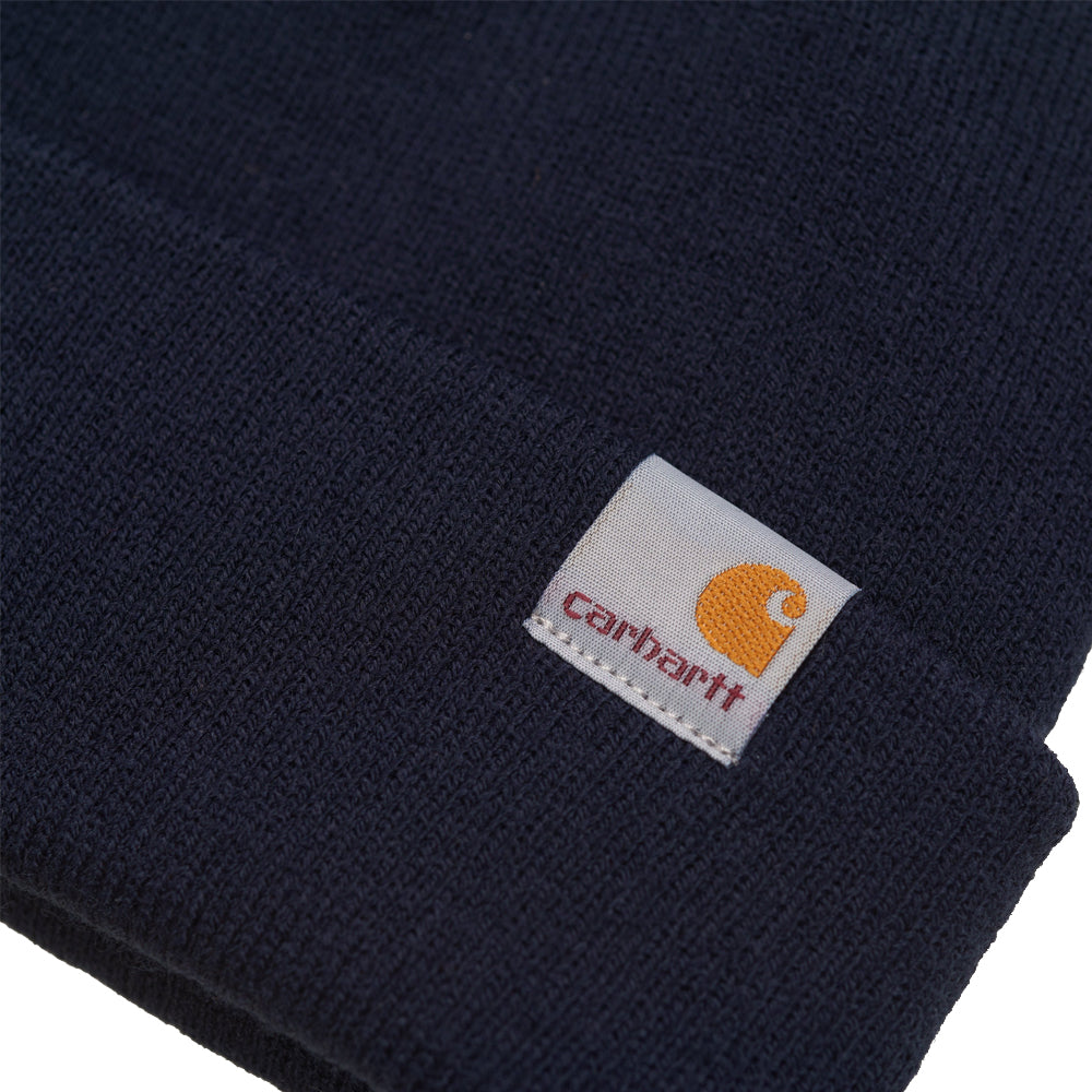 carhartt wip i025741 1c xx stratus hat low dark navy