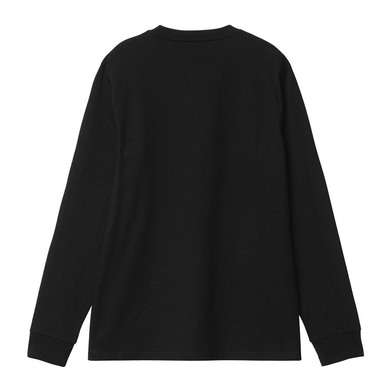carhartt wip i026265 0d2 xx ls base t shirt  blackwhite
