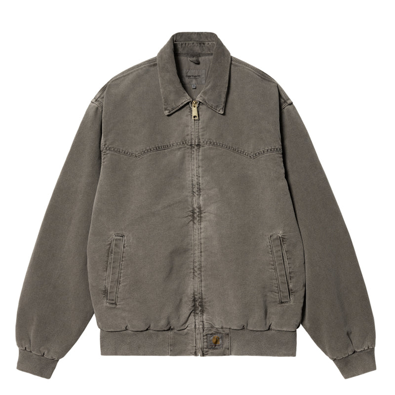 carhartt wip i030288 00e fh og santa fe jacket black black faded