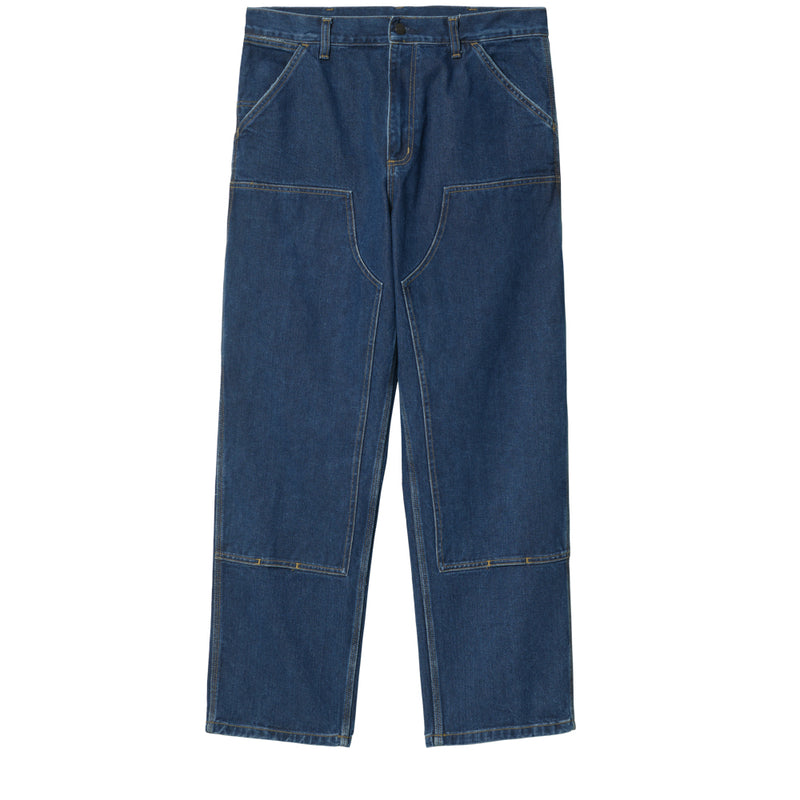 carhartt wip i030463 01 06 double knee pant blue stone washed 