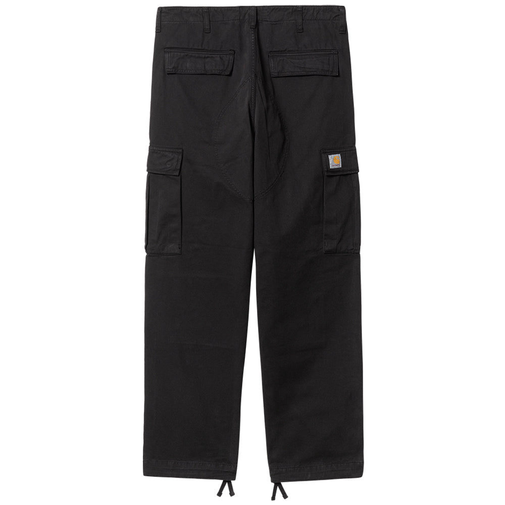 carhartt wip i030475 89 gd regular cargo pant black garment dyed 