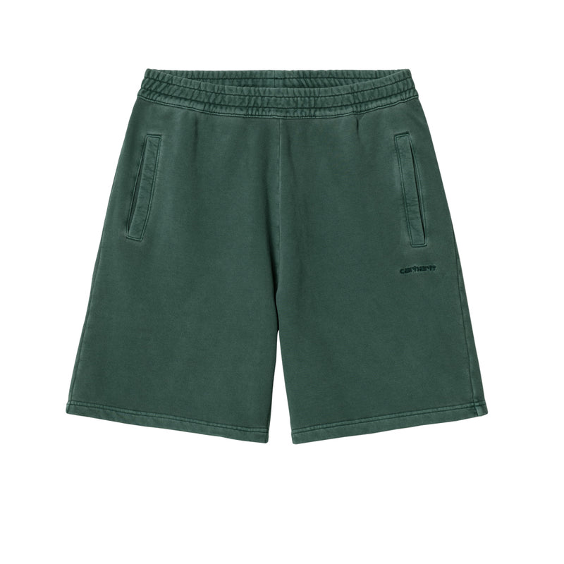 carhartt wip i032161 1n9 gd duster sweat short discovery green garment dyed