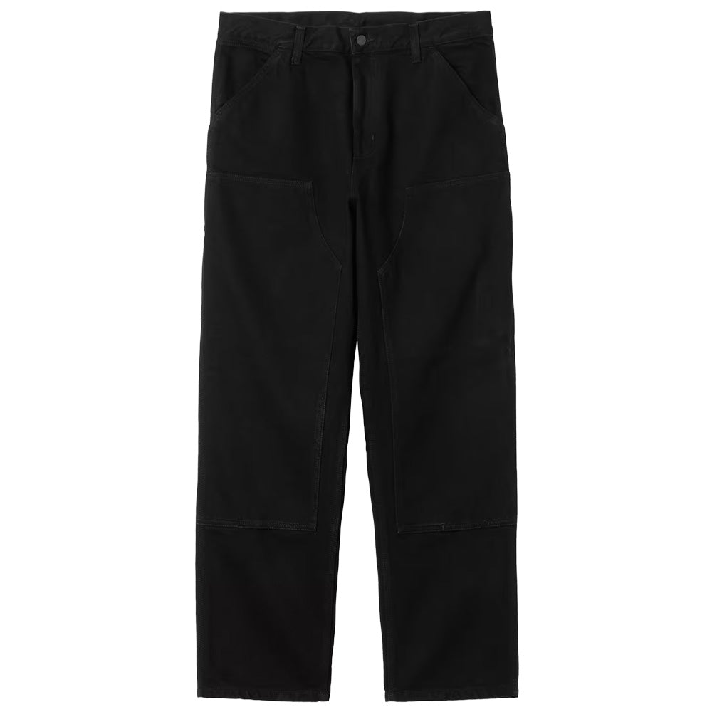 carhartt wip i032963 89 02 double knee pant black rinsed l32