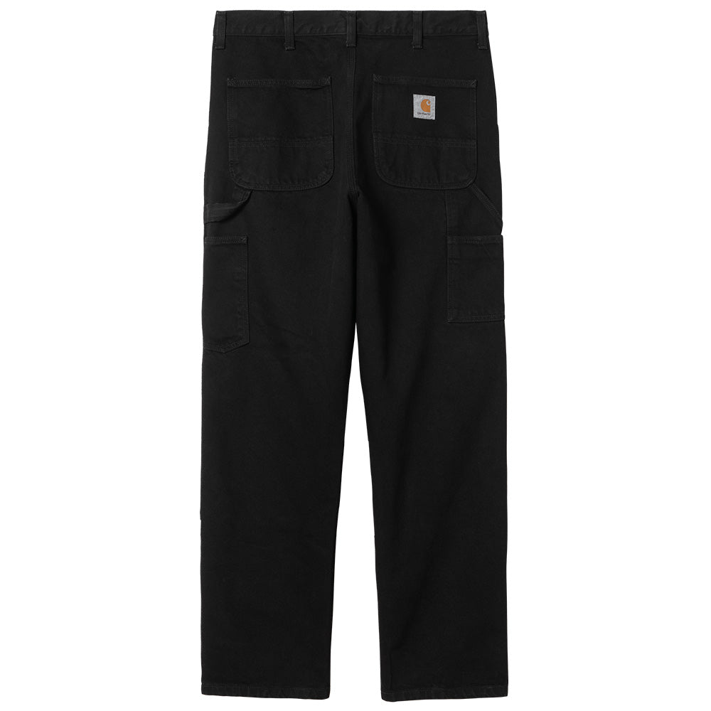 carhartt wip i032963 89 02 double knee pant black rinsed l32