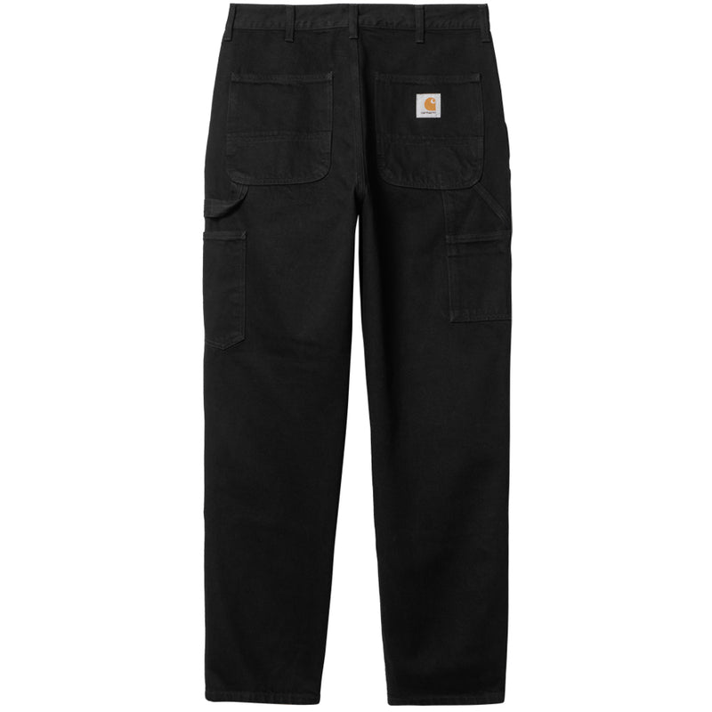carhartt wip i032963 89 02 double knee pant black rinsed l32